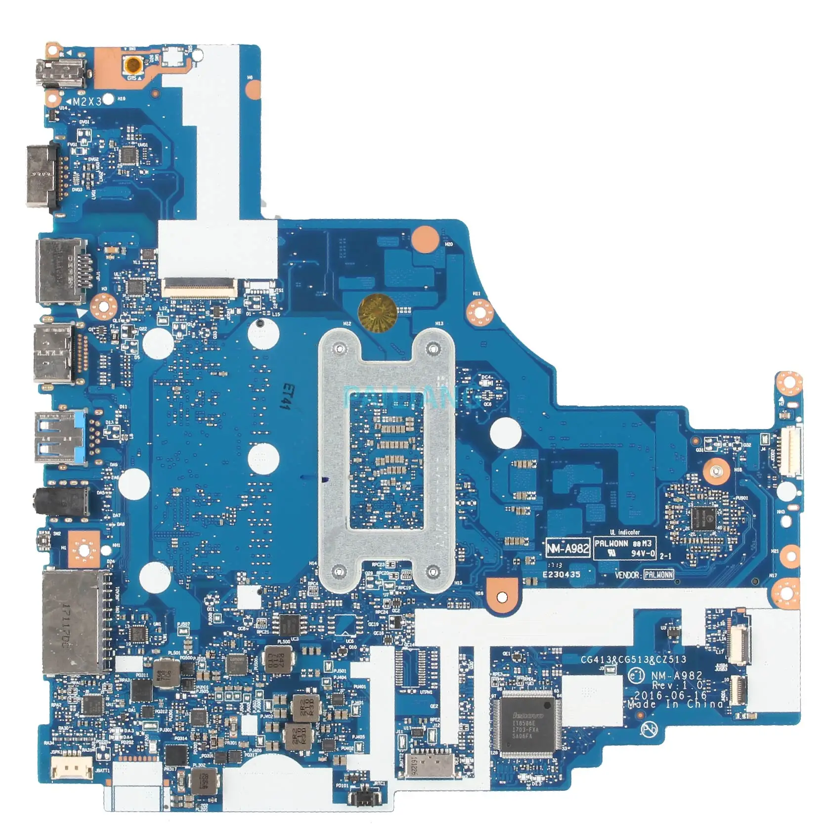 price cut  PAILIANG Laptop motherboard For LENOVO Ideapad 310-15IKB Mainboard NM-A982 5B20M29203 SR2ZV I7-7500