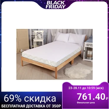 

Waterproof mattress cover Berezhny with elastic at the corners 80x200 cm, chl 80%, polyethylene 20% 4049327