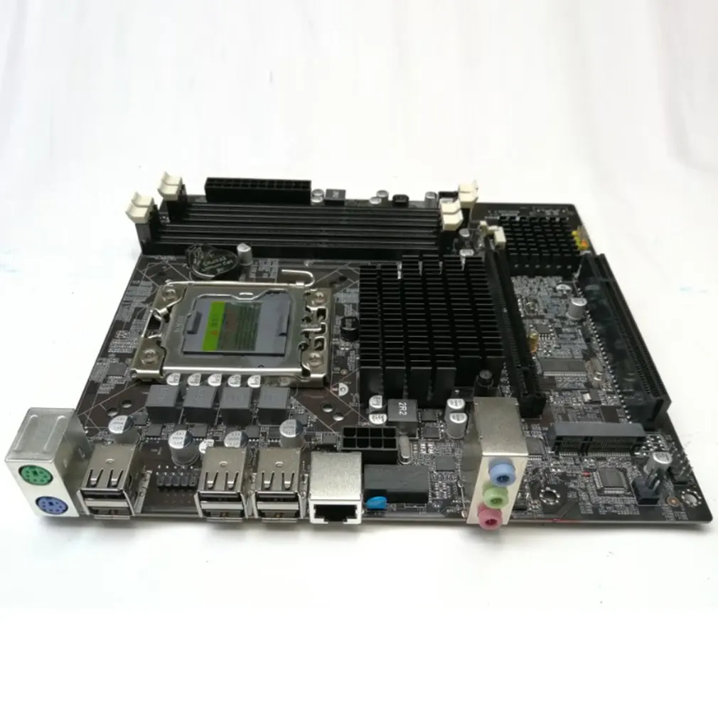Материнская плата X58 Deluxe Version материнская 1366Pin ECC четырехъядерный шестиядерный