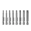 8Pcs 1/4 Inch Magnetic Pentacle Star Head Screwdriver Bits Electric Screwdriver Bit Hand Tools 50mm Length ► Photo 3/6