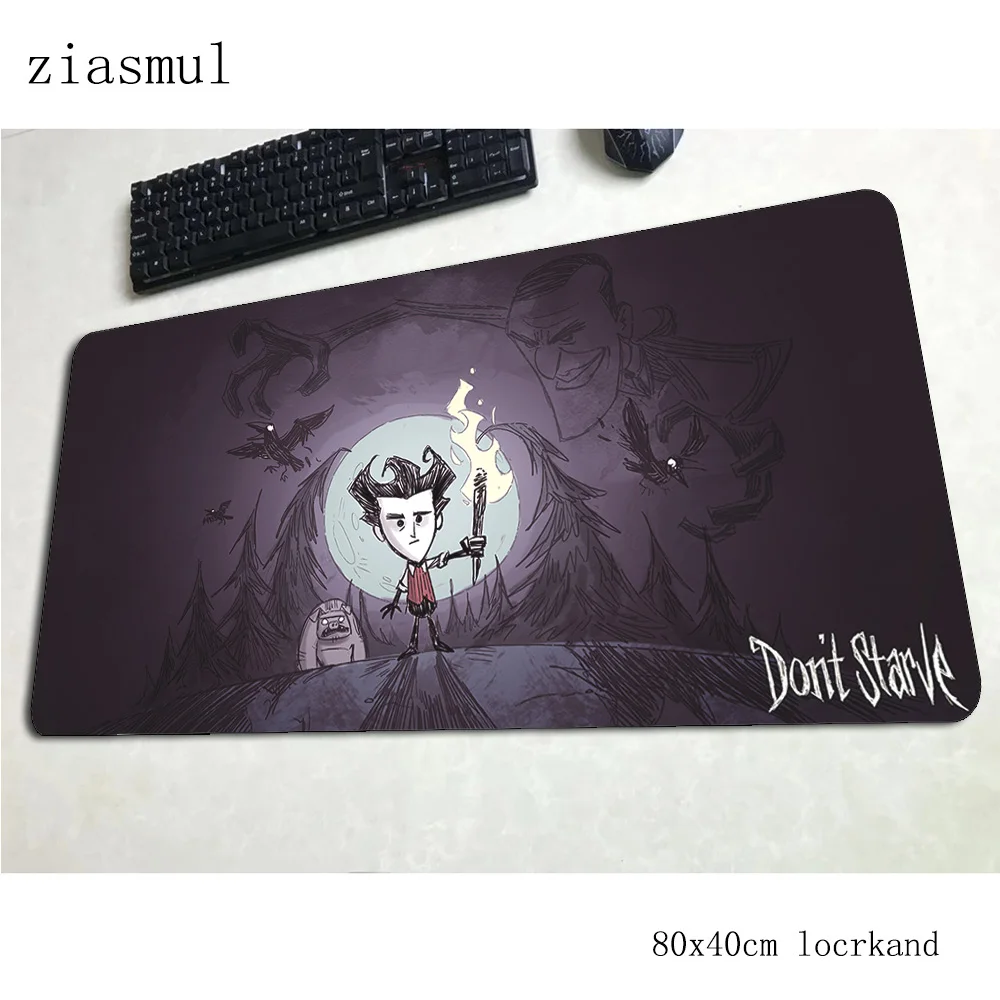 Коврик для мыши dont starve 80x40 см игровой коврик для мыши рождественские подарки офисный notbook Настольный коврик очаровательные padmouse игры pc gamer коврики