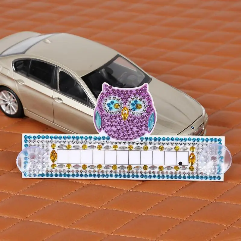 DIY Сова особой формы алмазная живопись светящаяся Парковка Телефон номерной знак Самые популярные DIY украшения