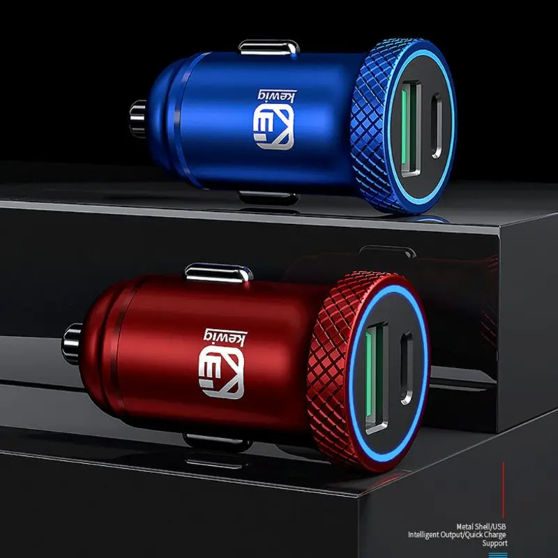 Универсальная Быстрая зарядка 3,0 USB Автомобильное быстрое зарядное устройство USB C type C PD автомобильное зарядное устройство адаптер питания для iPhone ipad samsung мобильный телефон