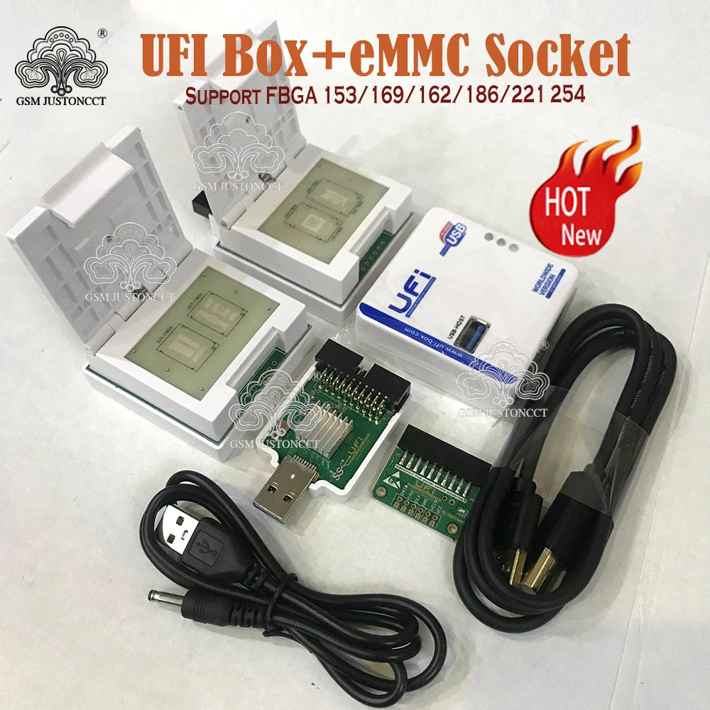 Newest original UFI Box power ufi Box ufi tool box ful EMMC Service