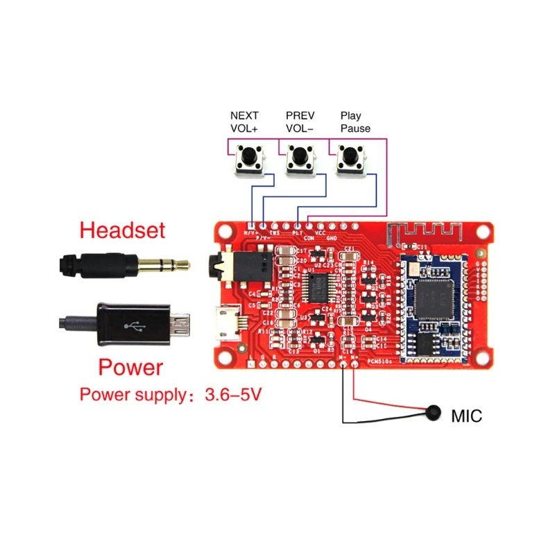 CSRA64215 4,0 4,2 Bluetooth HIFI аудио усилитель плата PCM5102A APTXLL ies Прямая поставка поддержка