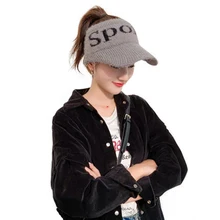 Плюшевая Кепка с козырьком, теплая Осенняя зимняя спортивная кепка без верха, бейсболка JL