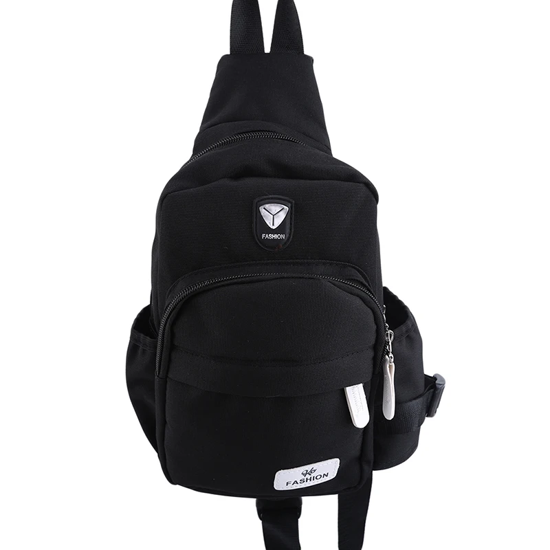 School Summer Short Trip Messengers Bag Men/women Shoulder Bags Oxford Crossbody Bags Multi-pocket Sling Chest Bag