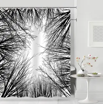 

Stars On Golden Extra Long Shower Curtains Bathroom Curtain Waterproof Mildew Resistant Polyester Fabric for Bathtub Decor