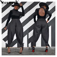 Yooneedi осенние дизайнерские уличные женские джинсы, цветные однотонные шаровары, стильные женские джинсовые штаны, YH-5114