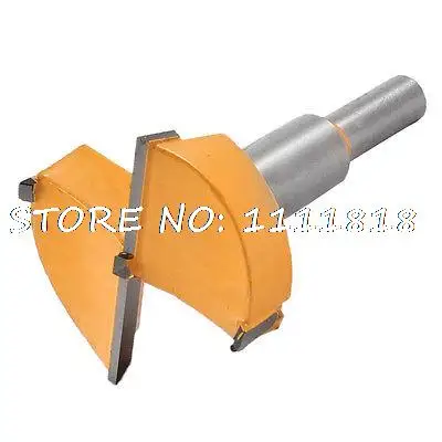 

Woodworker Carpenter 50mm Cutting Diameter Yellow Silver Tone Hinge Boring Bit