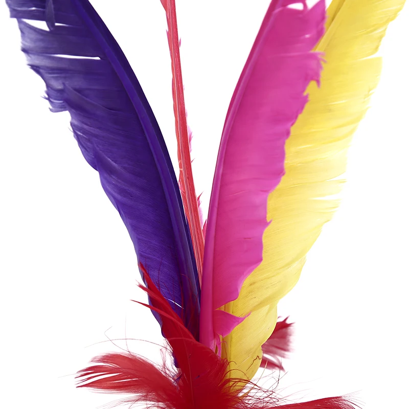 Description Picture 3 of itemNEW China Jianzi Football Foot Kick Handwheel Shuttlecock Goose Feather Shuttlecock Fitness Entertainment For Physical Exercise