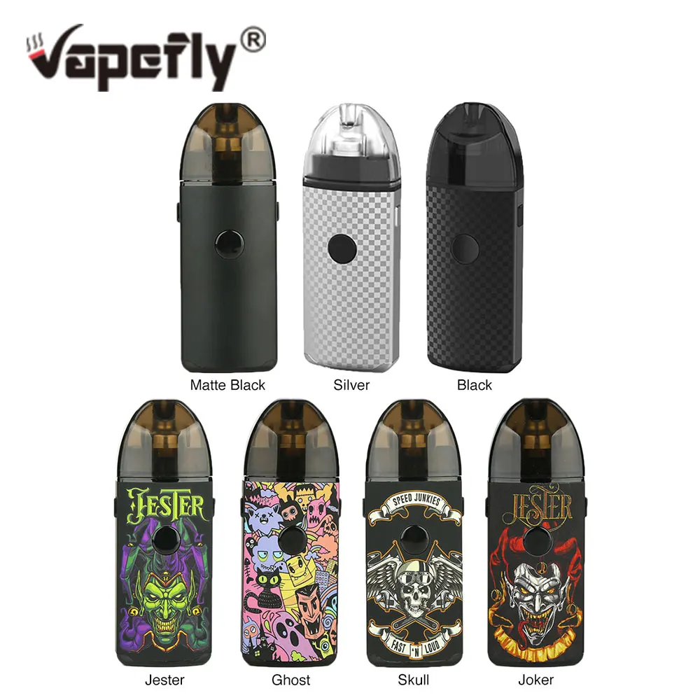 Cena Darmowa cewka!! Vapefly Jester Pod Kit 1000mAh bateria 2ml kroplówka odbudowująca Pod cewka z siatką i 3 tryby wyjściowe Vape Pod VS Vinci Mod
