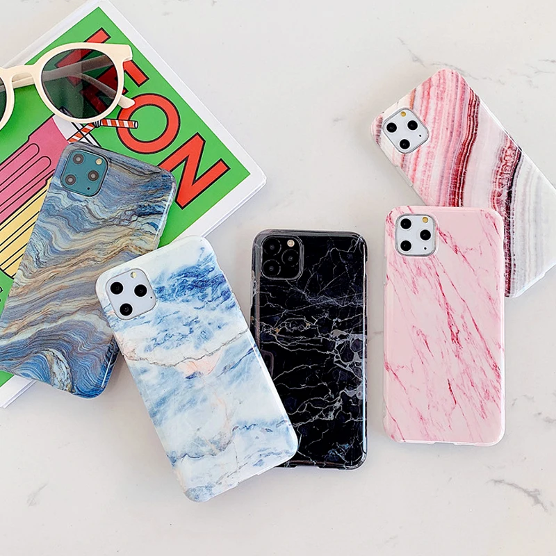 Marble Case For iPhone 11 Pro Max Fundas X XS XR 6 6S 7 8 Plus Phone Coque Soft Silicone Shell Capa |