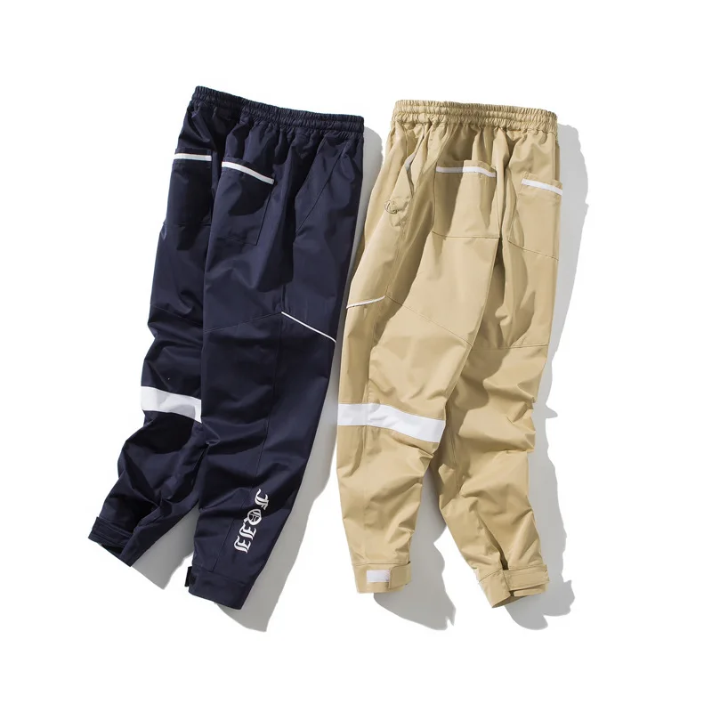 

Vertical Ze Produced 18aw National Trends Origional Men Contrast Color Printed Foot Mouth Velcro Harem Pants Casual Pants