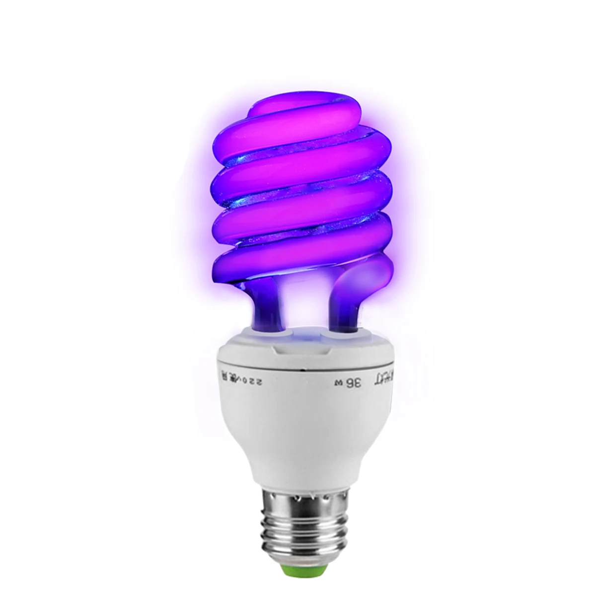E27 Spiral Enegy Saving Bulb UV Ultraviolet Fluorescent CFL Black Light 220V Violet Lamps For Home Stage Effect 15W 20W 40W | Лампы и