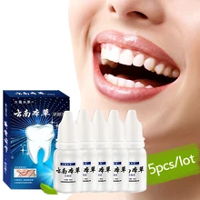 5 шт., отбеливатель для белых зубов, жидкость для чистки зубов, 3D эссенция, стоматологический отбеливатель, гигиена полости рта, сыворотка для удаления налета, пятен