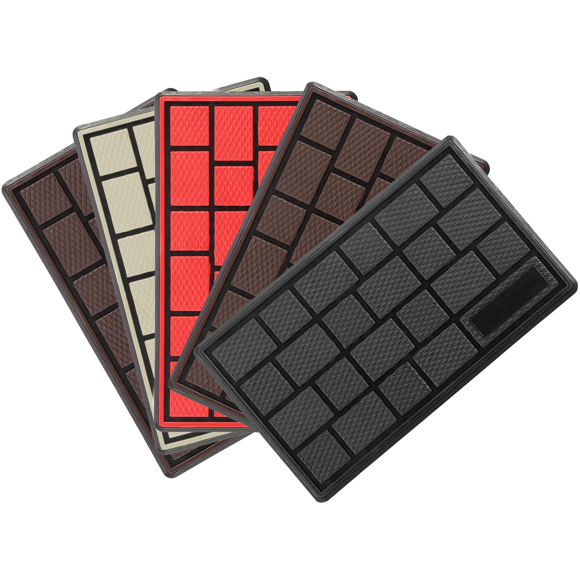 Uxcell 2pcs Car Floor Mat Foot Heel Plate Cover Pad Pedal Footrest PC