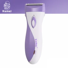 Kemei KM-3018, перезаряжаемый эпилятор для женщин, электробритва для удаления волос, женский эпилятор для бритья