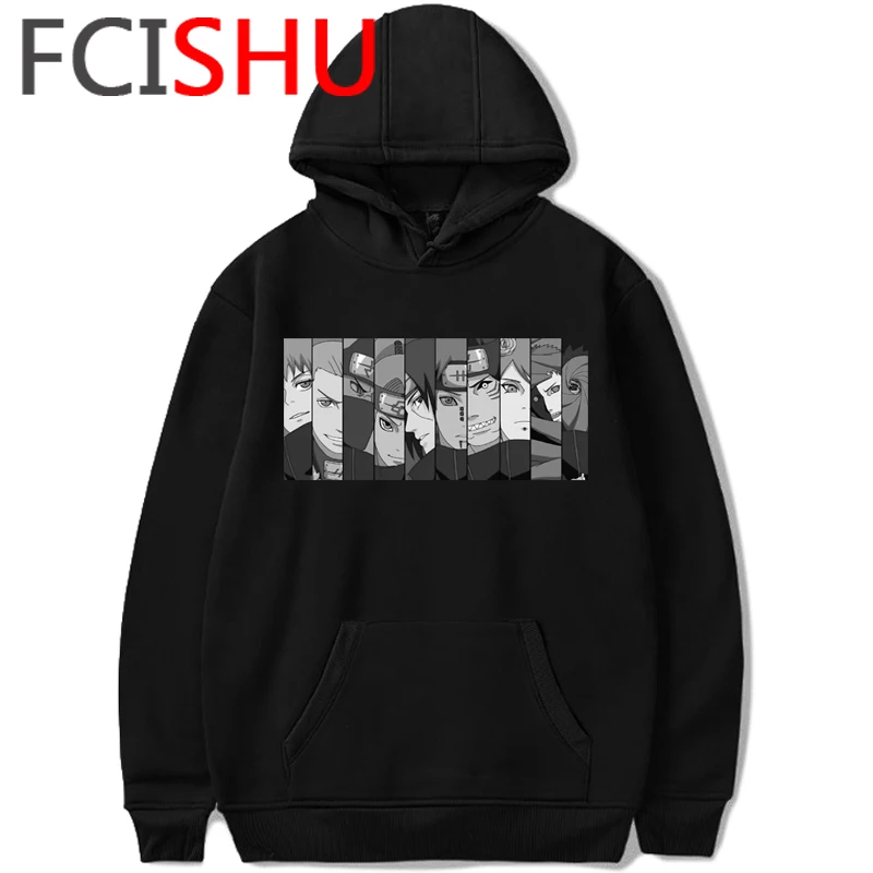 Аниме Наруто Акацуки Харадзюку толстовки для женщин Забавный мультфильм Ullzang
