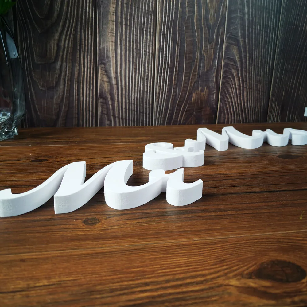 Mr. & Mrs. Letters wedding table decoration, Wooden Letters red Mr. & Mrs. freestanding red Mr Mrs signs for sweetheart table