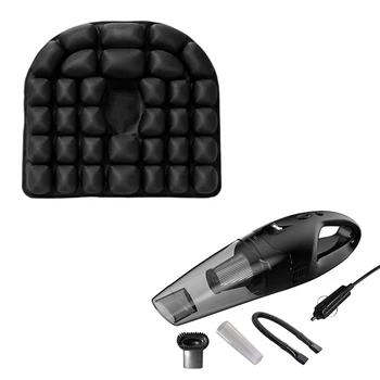 

1pcs Air Bag Seat Cushion Breathable Seat & 1pcs 120W 12V Car Vacuum Cleaner Wet Dry Vacuum Cleaner