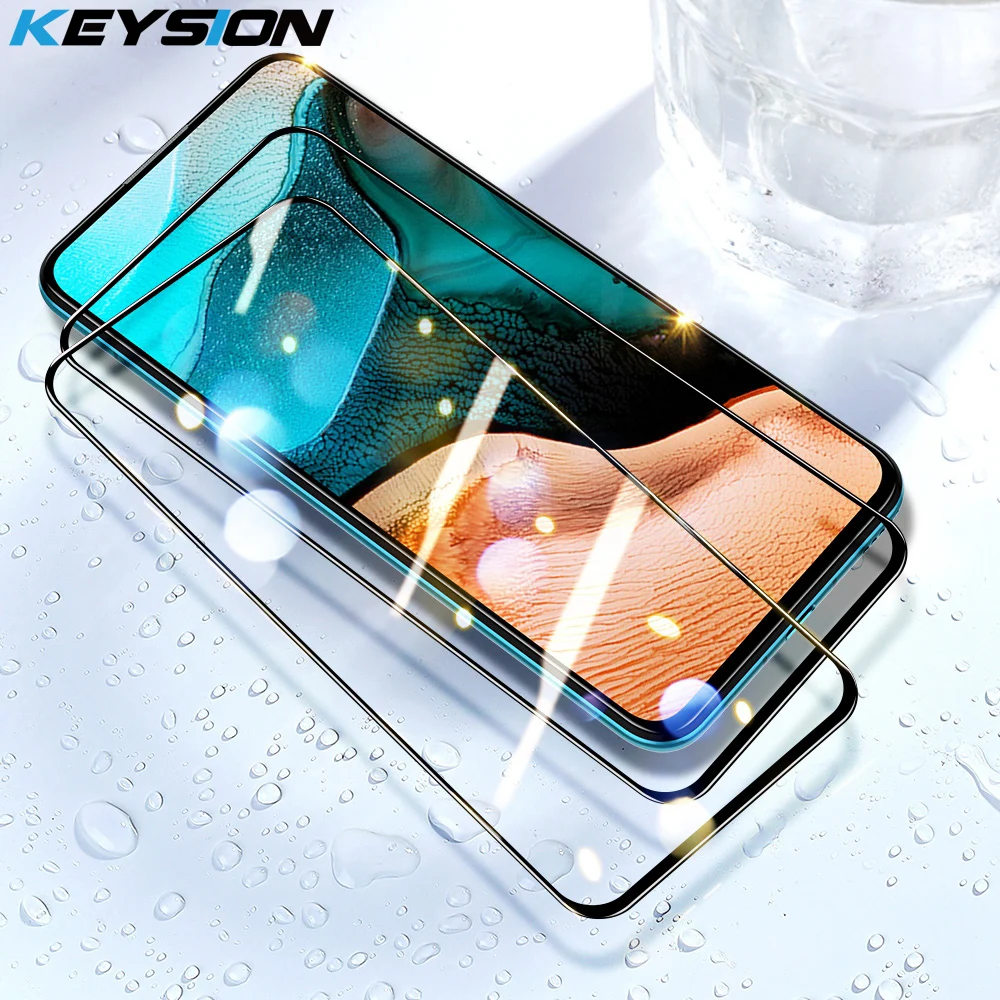 KEYSION закаленное стекло для Xiaomi POCO X3 NFC HD прозрачное полное покрытие Защитная