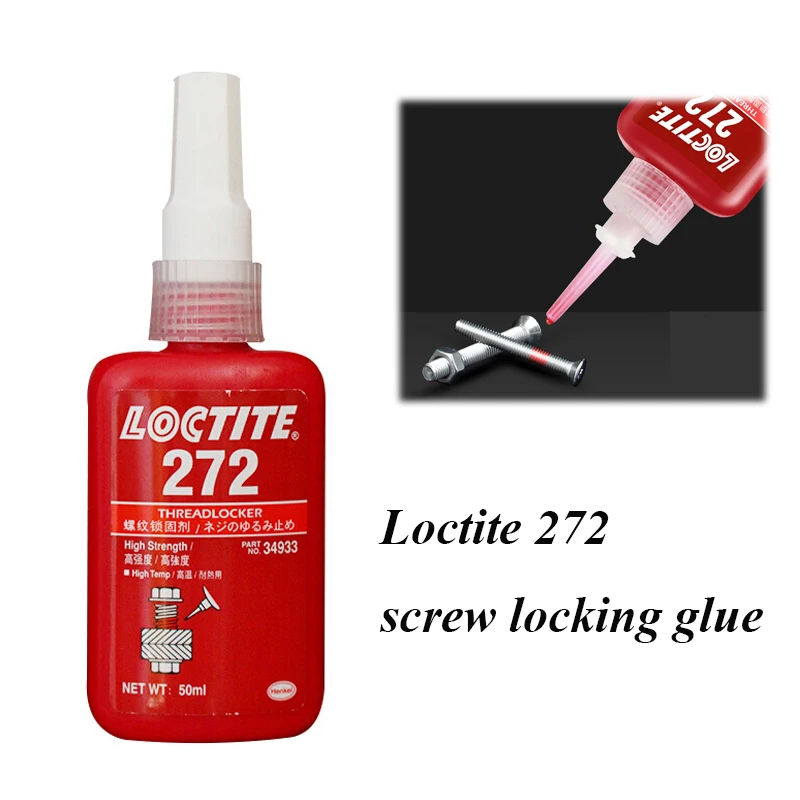 

50 мл, Loctite 272, резьбовой фиксатор, винтовой фиксатор, клей с высокой вязкостью, анаэробный клей, герметик для резьбы, устойчивый к температуре