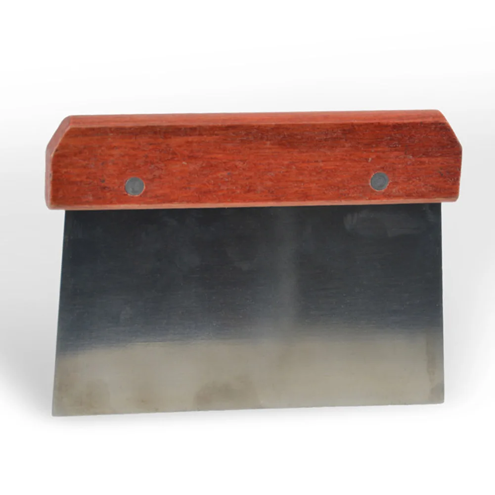 Нож для мыла с деревянной ручкой прямой слайсер теста из нержавеющей стали