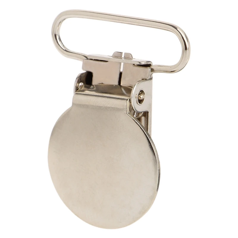 

10Pcs Baby Infant Metal Clips Pacifier Holders Shape Alloy Suspender Hook