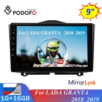 

Podofo Split screen Android IPS Screen For LADA GRANTA 2018 2019 Car Radio Multimedia Player Navigation GPS No Dvd Autoradio