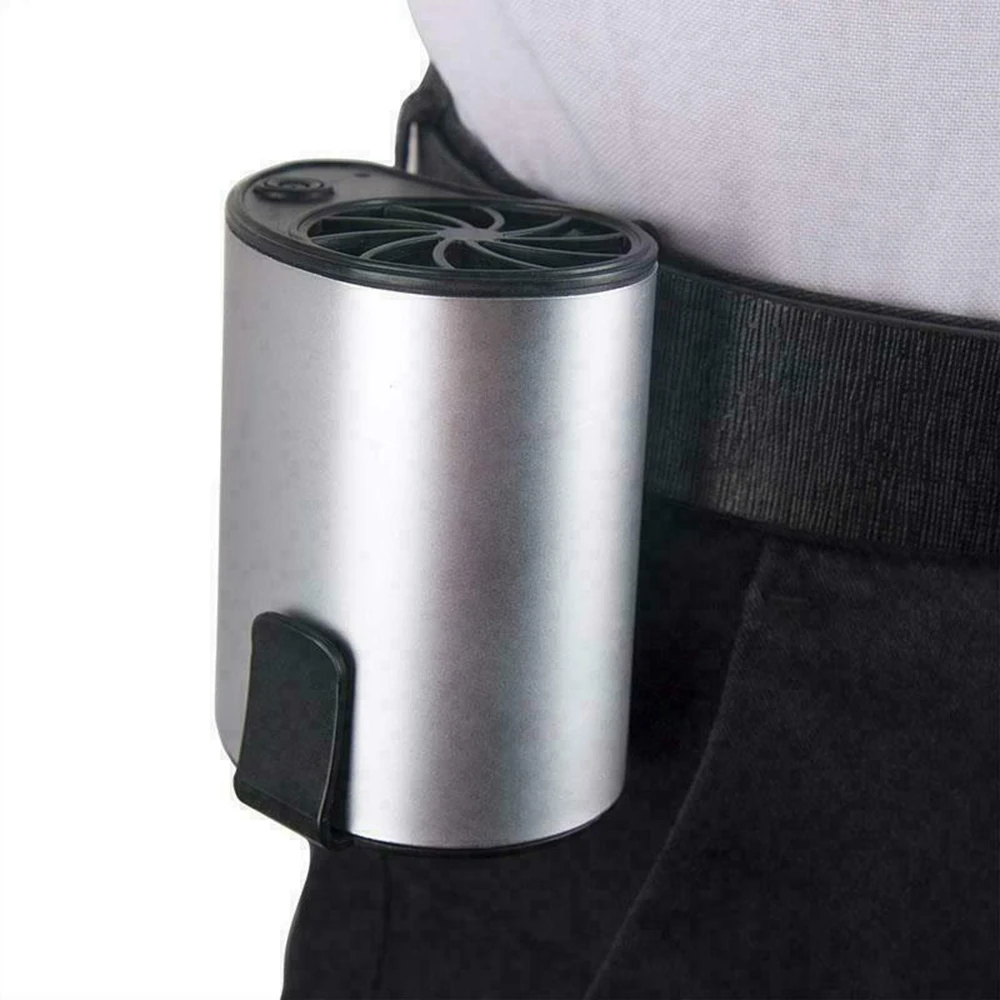 Подвесной вентилятор охлаждения талии Открытый портативный мини-вентилятор для работы на талии