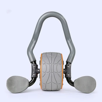 

2Pcs Ab Roller Steel Power Roller Mute Rebound Coaster Abdominal Muscle Wheel Trainer Home Gym Exercise Body Building Equipment