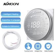 KKmoon цифровой напольный термостат для электрической системы отопления напольный датчик воздуха WiFi Голосовое управление сенсорный экран ЖК-дисплей