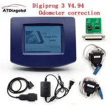 Акция Digiprog III V4.94 Digiprog 3 со всеми адаптерами Digiprog3 Пробег Digi prog Инструмент для коррекции одометра DHL Бесплатная доставка