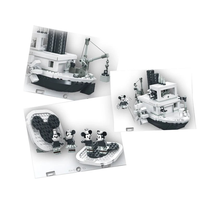 Pаспродажа 2019 Новый Пароход Вилли фильм совместим с Legoinglys 21317 строительные блоки кирпичи игрушки для детей рождественские подарки
