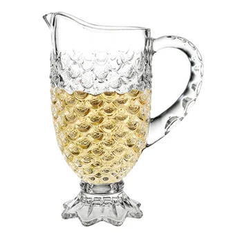 

Flange Crystal Dragon Scale Glass Set Cold Kettle One Pot Four Cup Five Piece Set