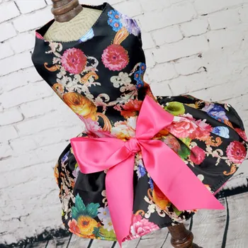 

Bow-knot Puppy Spring Summer Clothes Pet Skirt Dog Clothes Cute Outfits Sling Dress Pet Supplies Lovely Decoration
