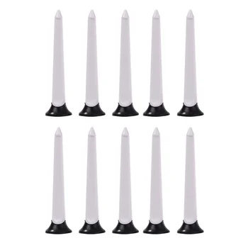 

10x Golf Ball Holder Rubber Cushion Tee Plastic Golf Tees Training Practice Aids for Outdoor Exercise Sport Decor