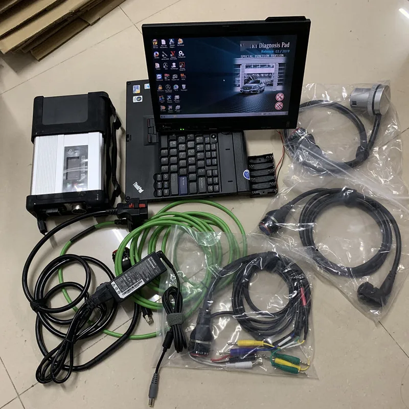 

STAR DIAGNOSE Super MB SD C5 AND X201t Laptop Diagnostic Tool Software V2022.09 HDD Installed for Cars TruckS Ready to Work