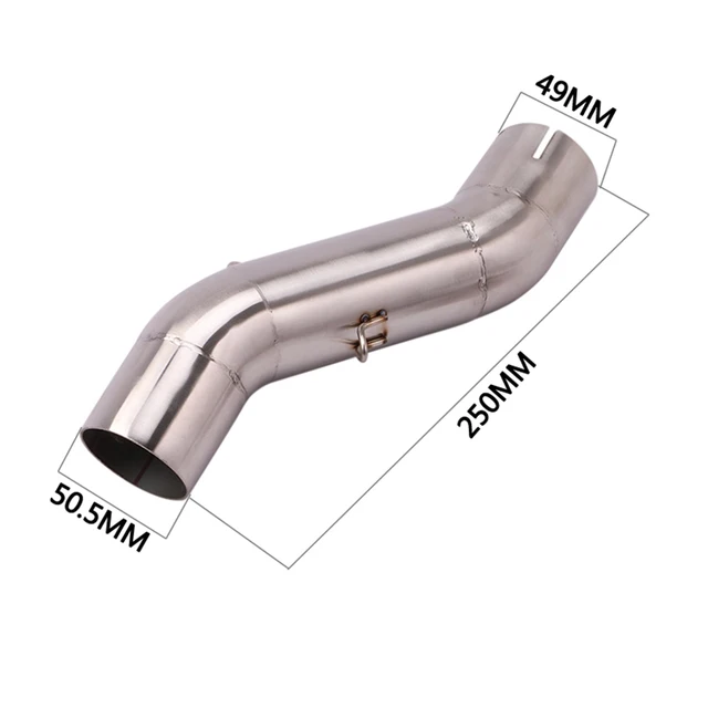 Mid Pipe for Honda 2016-2020 CBR500R CB500F Motorcycle Exhaust Pipe Stainless Steel Slip On Original Catalyst 2018-2020 CB500X - - Racext 3