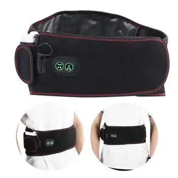

Electric Heated Waist Belt Heated Massage Back Brace Heated Waist Lower Back Belt Brace Waist Heating Pad Corrector