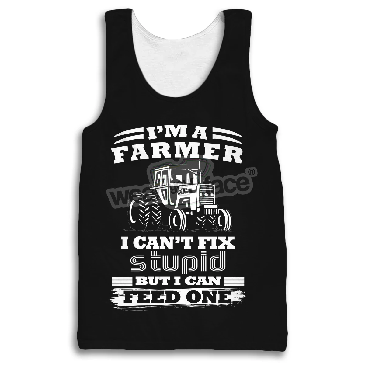I'm A Farmer Funny Multicolor Printed Tank Top Summer Hipster Casual Streetwear Sleeveless Vacation Holiday Unisex Men Clothing