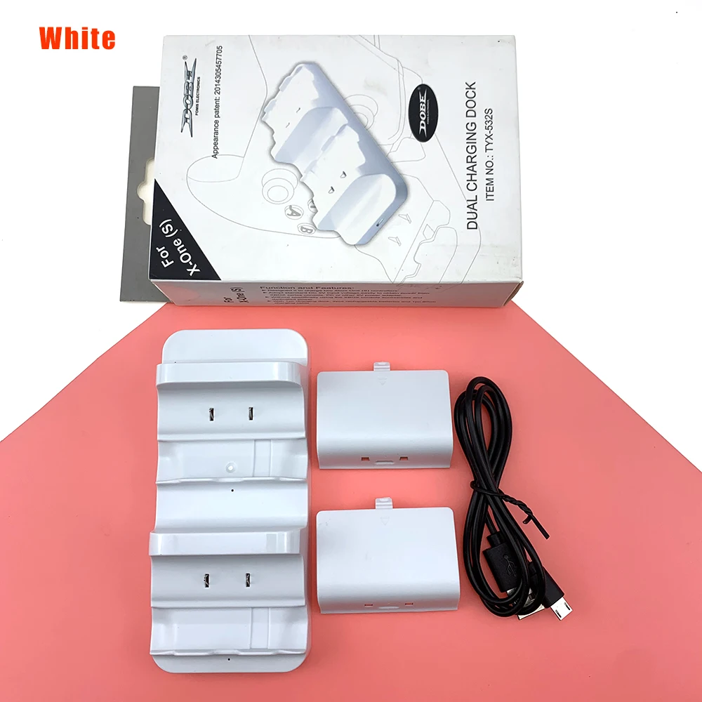 Зарядное устройство для двойной док станции с 2 перезаряжаемыми аккумуляторами