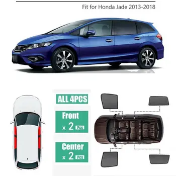 

For Honda Jade 2019-2018 4Pcs Windows Sunshade UV Ray Protector Mesh Block Privacy Visor