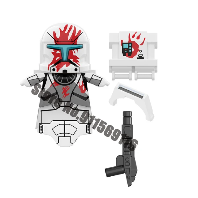 DISNEY Republic Commando Clone 501st Troopers Building Blocks Force 99 Scorch RC-1138 Sev Crosshair Wrecker Bricks Figures Toys D-XP380