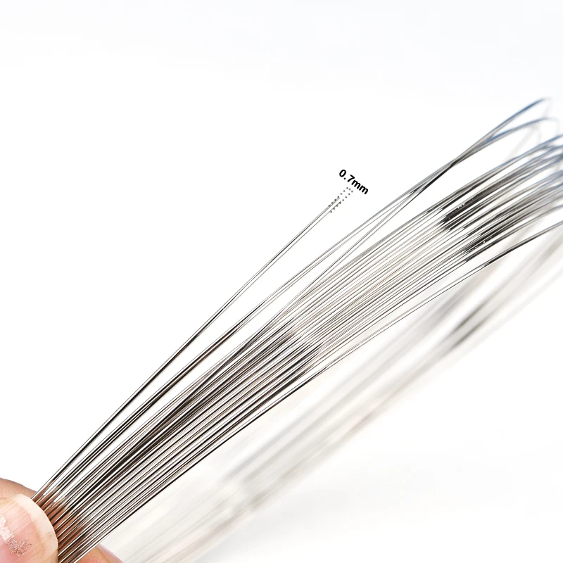 Beaded bracelet bead bracelet 100 Loops Doreen Box Memory Beading Steel Wire 140mm-50mm Dia. For DIY Necklace Bracelet Jewelry Making
