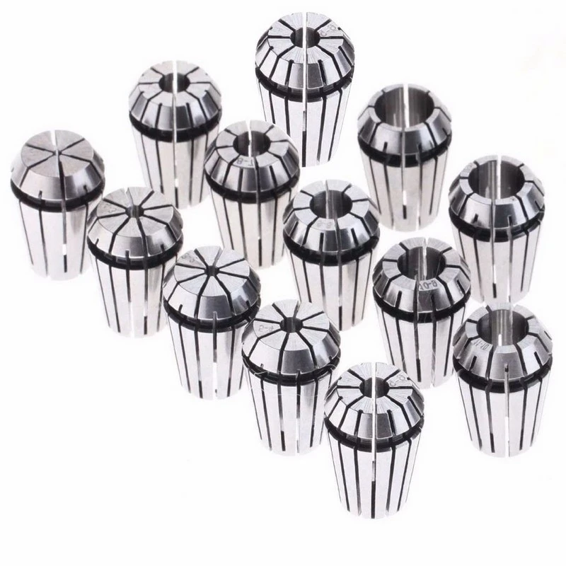 

TOP!-13 Pieces 1-13Mm Er20 Collet Chucks Workpiece Clamping Milling Lathe Inch Elastic Collet Engraving Machine Accessories
