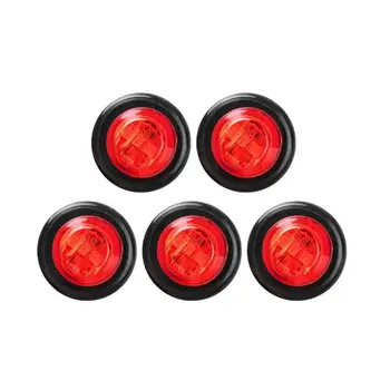 

Waterproof Side Marker Indicators Light LED 12V Bullet Lamp Mini 3/4"for Truck Trailer Tail Clearance Lights