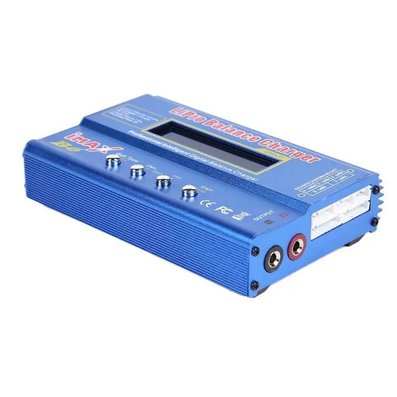 Зарядное устройство iMAX B6 80 Вт Lipo NiMH Li-Ion NiCd LiFe Digital RC IMAX B6 Lipro Balance charger Dis charger с адаптером 15 в 6A