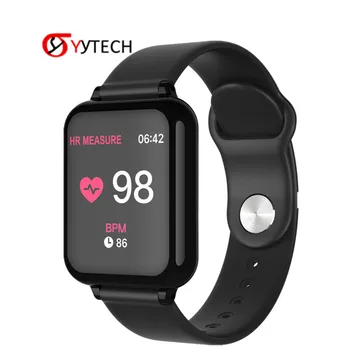 

SYYTECH 2020 New B57 Smart Watch Heart Rate Blood Pressure Monitoring Information Reminds Sports Pedometer Smart Bracelet Phone